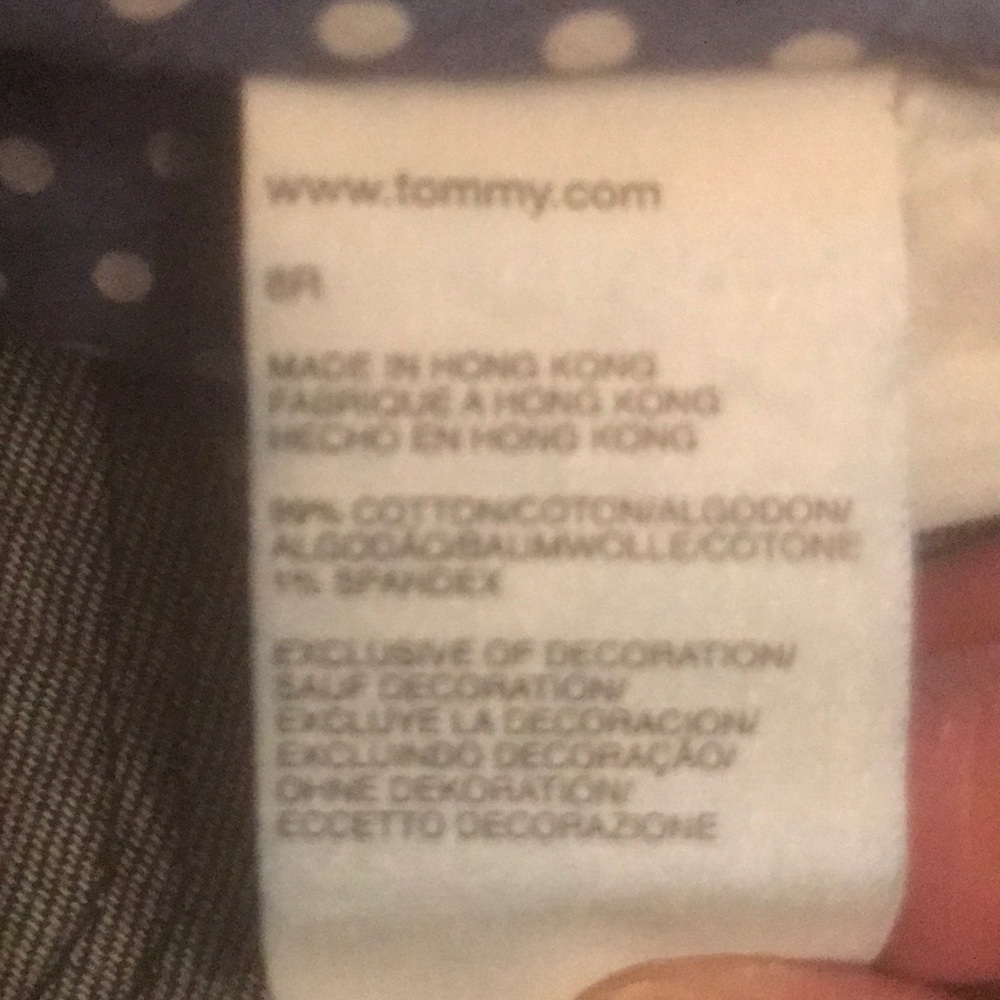 Tommy Hilfiger jeans dark wash size 8R - Picture 7 of 7